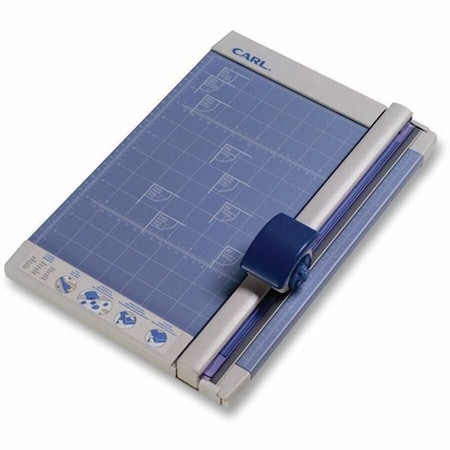 Carl Manufacturing CARL Professional Rotary Trimmer, 12" Cutting Length, 10 Sheet Capacity, Gray 12200