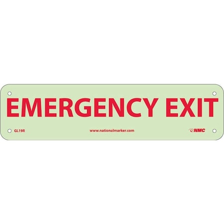 Nmc Emergency Exit Sign GL19R