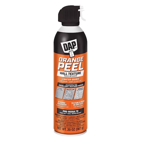 Dap White Water-Based Orange Peel Spray Texture 20 oz 7079850015