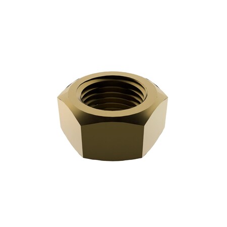 Zoro Select Hex Nut, M36-4.00, Brass, Not Graded, Plain, 29 mm Ht HN4B03600