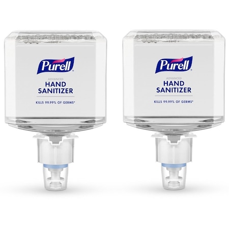 Purell Hand Sanitizer, ES6 Series, Foam, Cartridge, 1,200 mL, Requires Dispenser, Fruity, 2 PK 6453-02