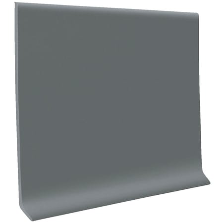 Roppe 4'' x 20 Ft. Roll Dark Gray Vinyl Self-Stick Wall Cove Base HC40C53S150