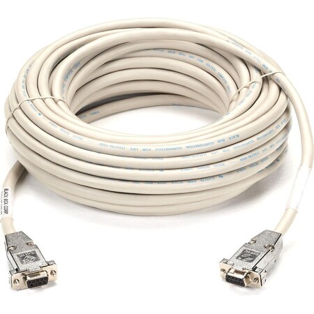 Black Box Black Box RS-232 Null Modem Cable, DB9 RS-232 Female to DB9 RS-232 Female, 50 ft EYN257T-0050-FF