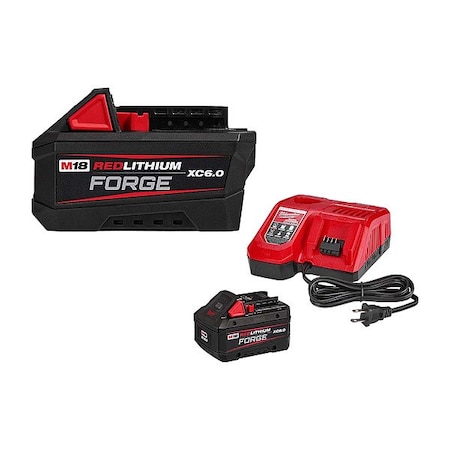 Milwaukee Tool M18 RDL FORGE XC6.0 Battery + XC8.0 Kit 48-11-1861, 48-59-1881