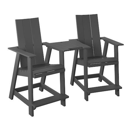 Polybird MODERN TETE-A-TETE         CHARCOAL POLYBIRD P68