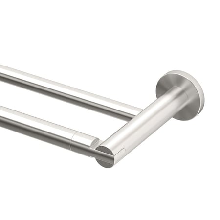 Gatco Channel 24" Double Towel Bar, Satin Nickel 4694