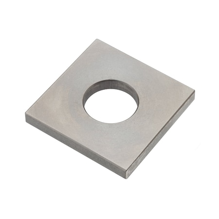 Zoro Select Square Washer, Fits Bolt Size M16 , Stainless Steel Plain Finish Z8916-316