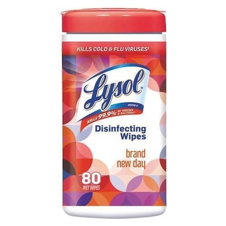 Reckitt Benckiser RAC97181 Disinfecting Brand New Day Wipes - 80 Count 19200-97181