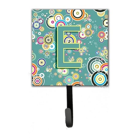 Carolines Treasures Letter E Circle Circle Teal Initial Alphabet Leash and Key Holder CJ2015-ESH4