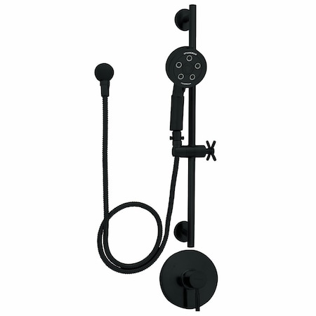 Speakman Trim and Shower Package (Valve Not included), 1.75 GPM, Matte Black SLV-1040-MB-E175