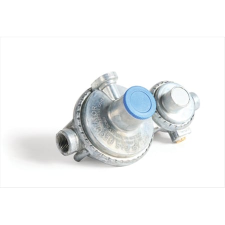 Camco 59323 Horizontal Two Stage Propane Regulator C1W-59323