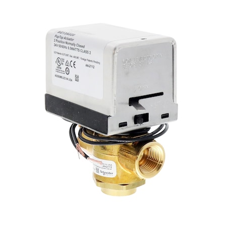 Erie Valve 3 Way, 24V, 1/2in NPT VT3223G13A020