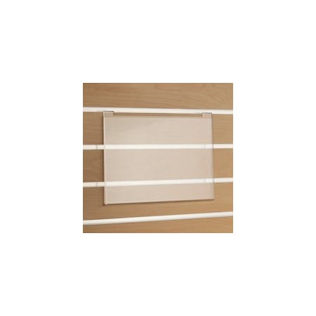 Specialty Store Services Acrylic Slatwall Sign Holder, 7 In. High X 11 In. Wide 4852S