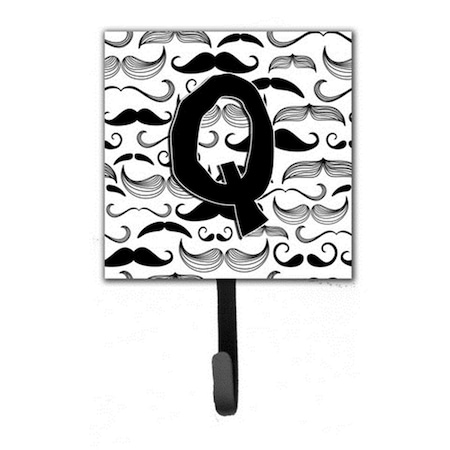 Carolines Treasures Letter Q Moustache Initial Leash and Key Holder CJ2009-QSH4