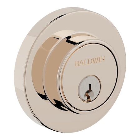 Baldwin Proximity Deadbolts Single Cylinder Lifetime Bright Nickel 8244LL055WBT