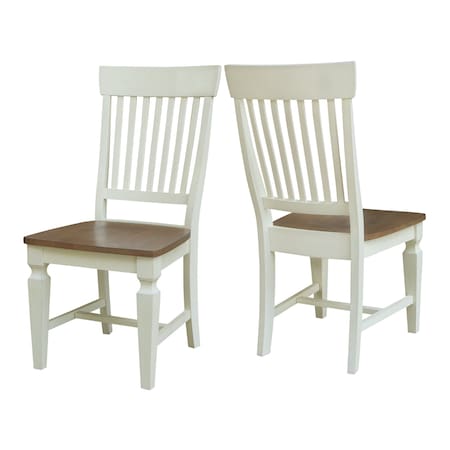 Whitewood Industries Set of Two Vista Slat Back Dining Chairs CI79-65P