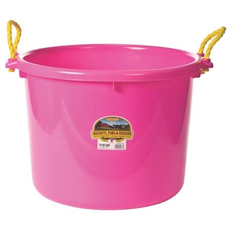 Miller Mfg Inc Muck Tub- Hot Pink 70 Quart - PSB70HOTPINK MI37123