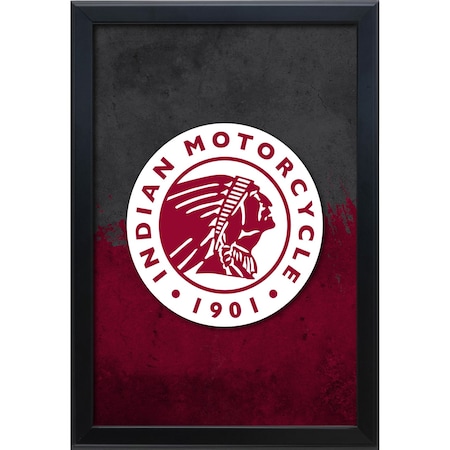 Holland Bar Stool Co Indian Motorcycle Head 15.75in x 23.5in LED Snap Frame Lightbox by Company LBSnap