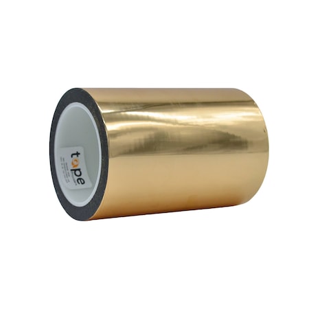 Wod Tape MPFT1 Metalized Polyester Mylar Film Tape Gold: 6 in. x 72 yds, 8PK WOD MPFT1-06000-8-72-GOL
