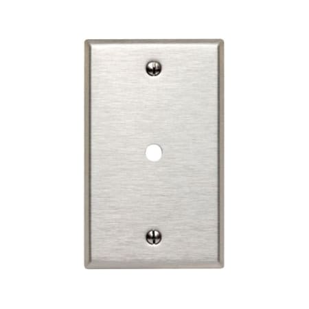 Leviton Wall Plate, Stainless Steel 84013