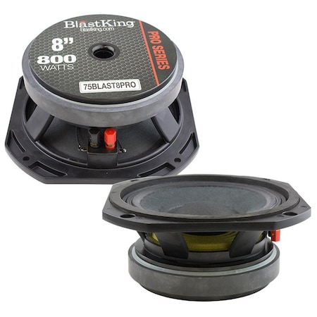 Blastking 8-in 800 Watts Professional Transducer SINGLE BLAST8PRO