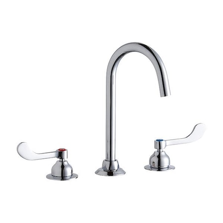 Elkay Handle-Operated Faucet, Manual, Gooseneck LK800LGN05T4