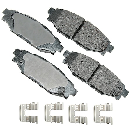 Akebono Proact Disk Pad, Act1114A ACT1114A