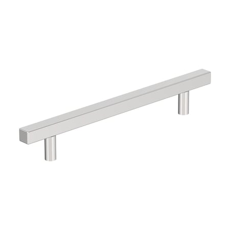 Amerock Bar Pulls Square 6-5/16 inch (160mm) Center-to-Center Polished Chrome Cabinet Pull, 25PK 25VMP3717826