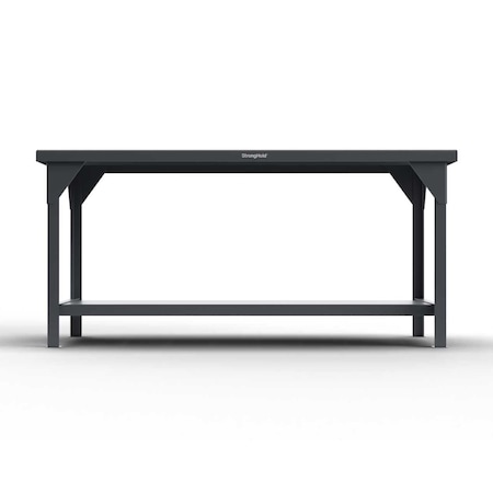 Strong Hold 7 GA Industrial Shop Table with ABS Top T3024-ABS