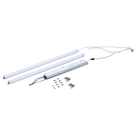 Nuvo 40/35/30/25/20 Watt LED Light Bar Retrofit Kit 3K/35K/4K/5K/65K CCT Selectable 2-Bars 2 Feet 120-277 65/1330