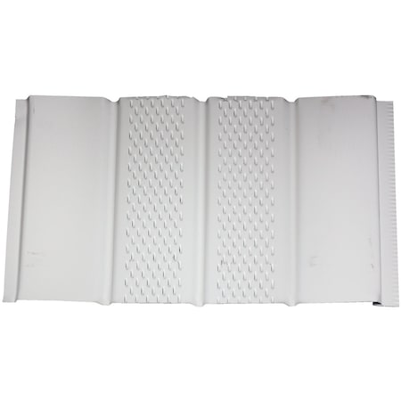 Klauer 16'' Wht Center Vented Aluminum Soffit 48350-AJ20