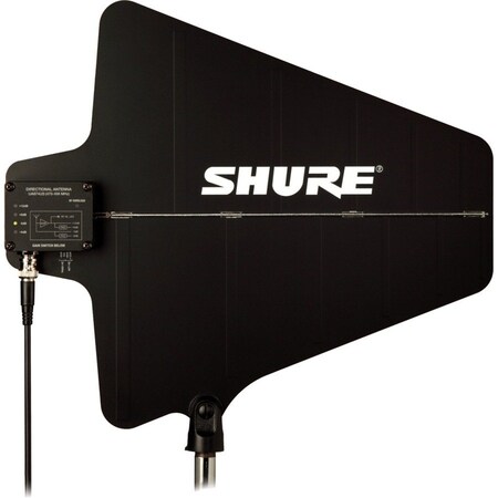 Shure ACTIVE UHF DIRECTIONAL ANTENNA 470-698 MHZ, SWITCHABLE -6 DB, 0 DB, +6 DB, +12 D UA874US