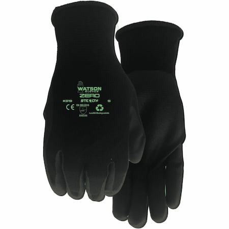 Watson Gloves Biodegradable Nitrile, Palm, Black, S 1 PR 319-S
