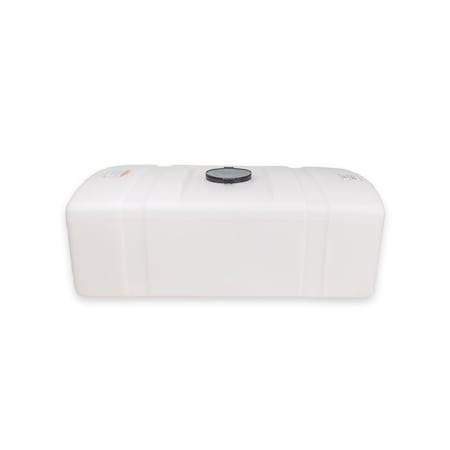 Norwesco Utility Tank, 15 in, White, Rectangular 43839-DS