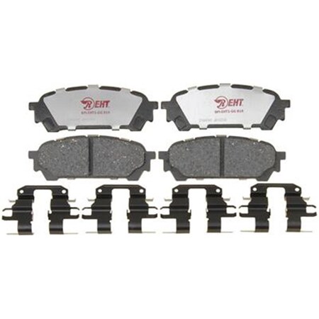 Rm Brakes EHT1004H Ceramic Brake Pad Set With Hardware R53-EHT1004H