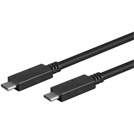 Monoprice Essentials USB Type-C to Type-C 3.1 Gen 1 Cable - 5Gbps_ 3A_ 30AWG_ Bl 24284