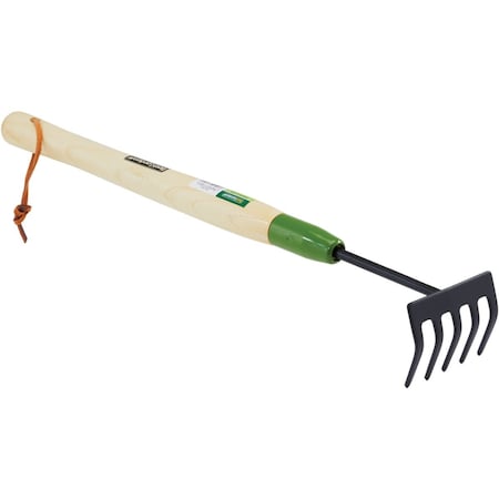 Best Garden 5'' Steel Level Garden Rake, 5-Tine GT-9030