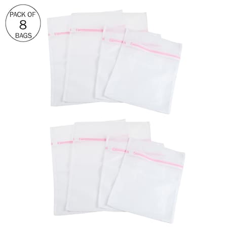 Everyday Home Mesh Laundry Bags 8-Piece Set of Delicates Bag for Washing Machine or Travel SH-BUND172