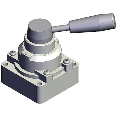 Smc Hand Valve, VH, Two-Position, 6 mm VH322-N03