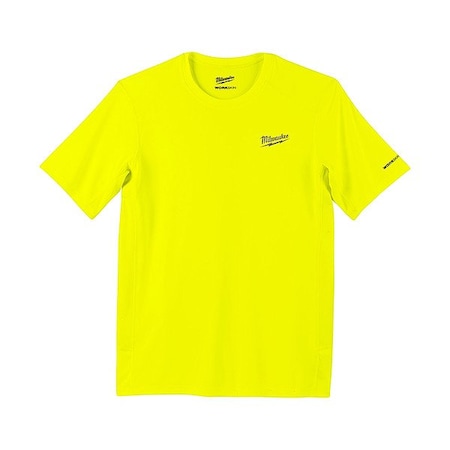 Milwaukee Tool Work Shirt, 3XL, High Visibility, Men's 414HV-3X