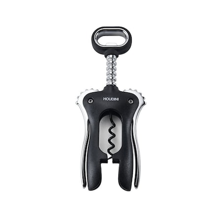 Houdini Wing Corkscrew, Stainless Steel, Black H1-012901T