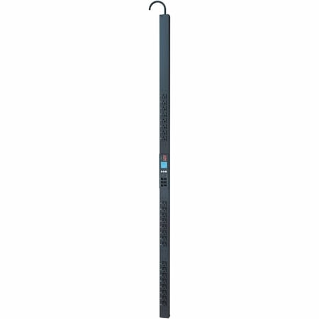 Schneider Electric PDU, Metered, Rack Mounted, 5-20R, L5-20P, 9.84 ft., Black AP8830