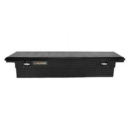 Cam Locker King Size Low Profile Toolbox, Gloss Black - 14 x 20 x 71 in. CLKTBCAM-S71LP-GB