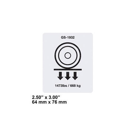 Genie REPLACEMENT STICKER, DECAL 1305534GT