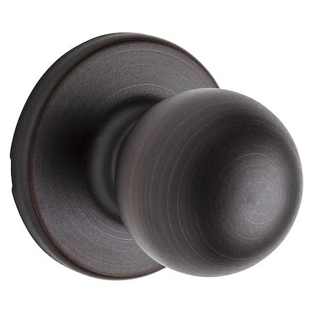 Kwikset Door Knob, Venetian Bronze, 138 to 134 in Thick Door, 214 in Strike 200P-11PCP