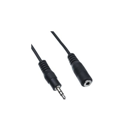 Cable Wholesale 3.5mm Stereo Extension Cable, 3.5mm Male to 3.5mm Female, 25 foot 10A1-01225