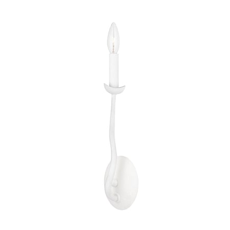 Troy Lighting Reign 1 Light Wall Sconce 5 In. Gesso White B1081-GSW