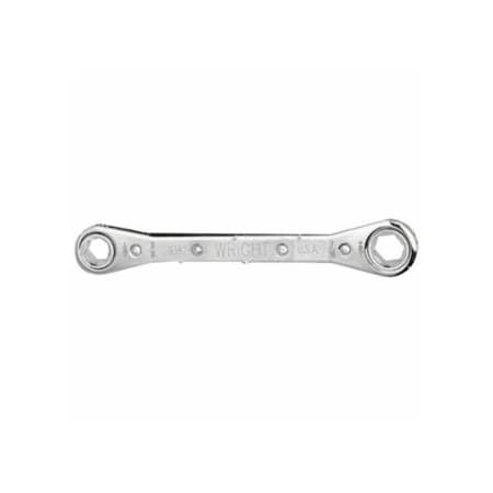 Wright Tool 12 Point Ratcheting Box Wrench, 3/8-in x 7/16-in, 5-1/2-in L 875-9382