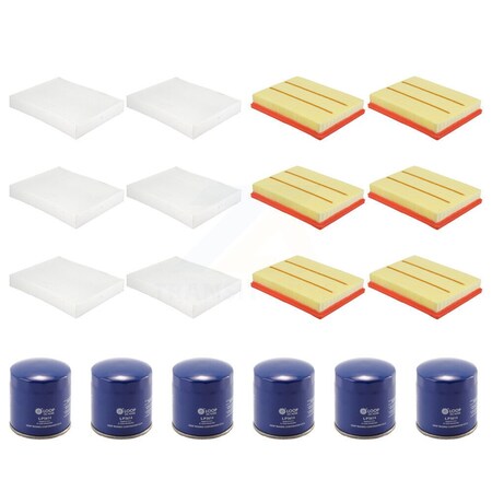 Pur 6X Air + 6X Cabin + 6X Engine Oil Filter 18 Total Kit For Ford Escape Lincoln Corsair KFM-103504
