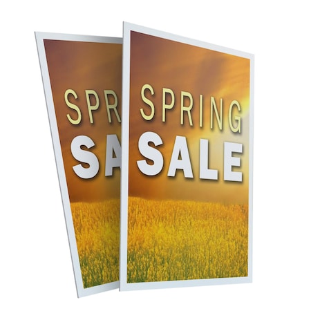 Signmission Spring Sale, Plastic Signs Only 24 Inch x 36 Inch, Corrugated Plastic, 2PK CSB-2436-2PACK-Spring Sale